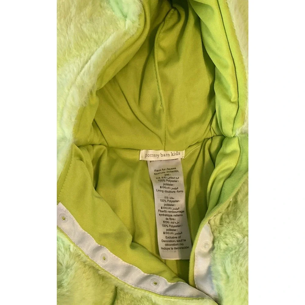 Pottery Barn Kids Green Alien Baby Halloween Costume Outfit PBK Size 6-12 Months - Picture 5 of 7